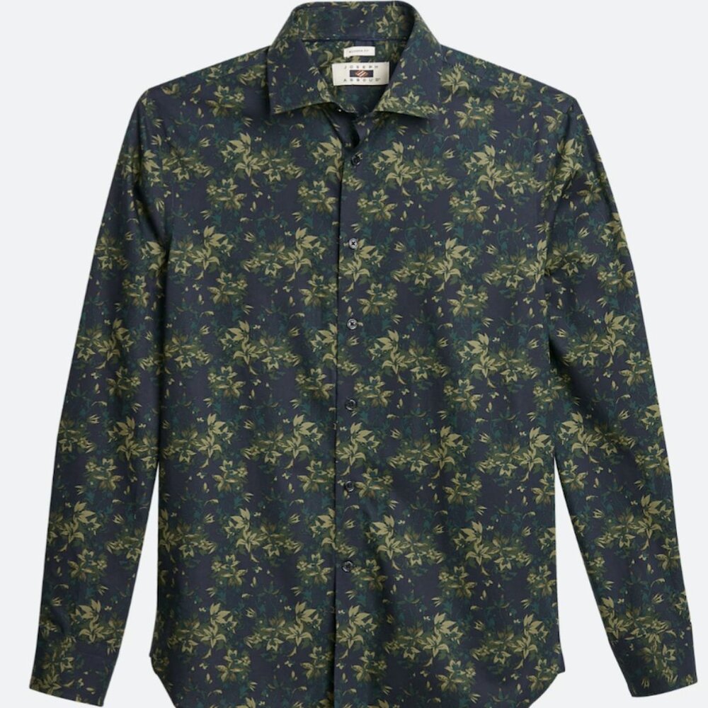 Joseph Abboud Modern Fit Sport Shirt - colour:Lite Olive